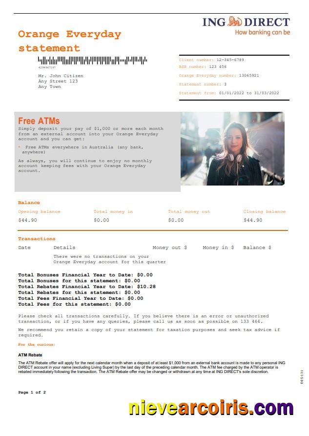 Australia ING Direct Preview