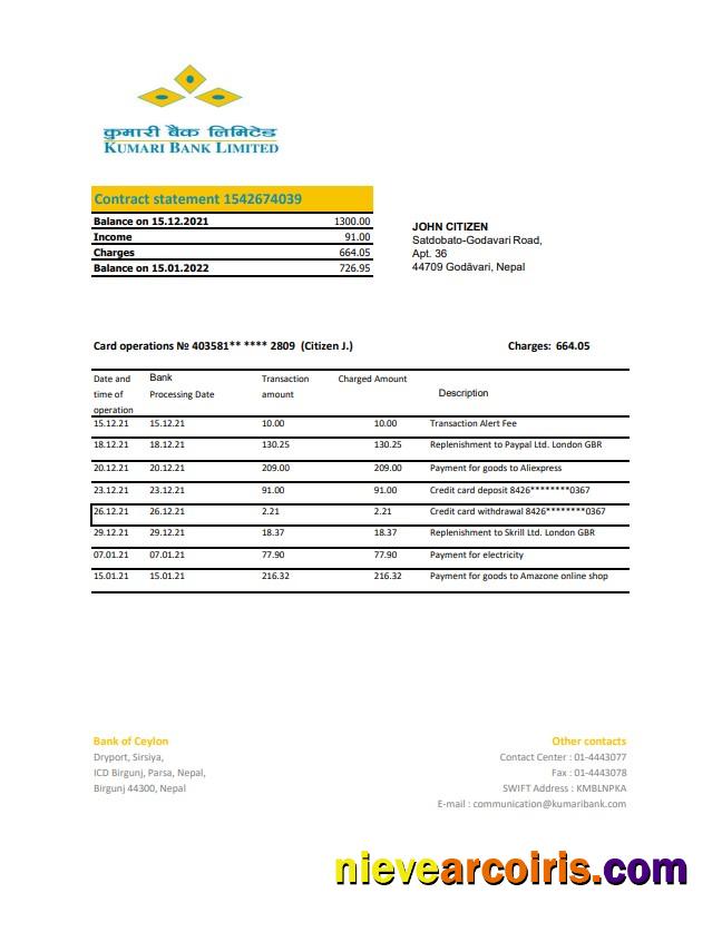 Nepal Kumari Bank Excel Pdf Preview