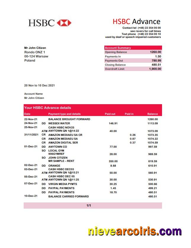 Poland HSBC Excel Pdf Preview