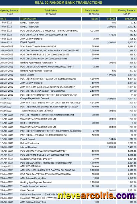 Real Random Transactions 1 Preview