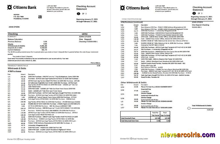 USA Citizens Bank Excel Pdf Photolook