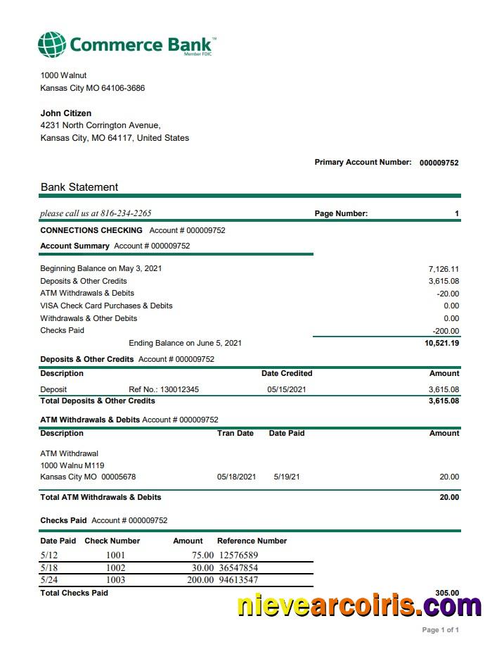 USA Commerce Bank Excel Pdf Preview