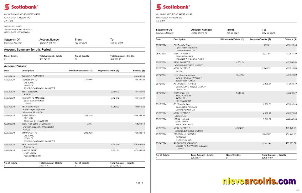 Canada Ontario Scotiabank Business 1 2 Scr Template