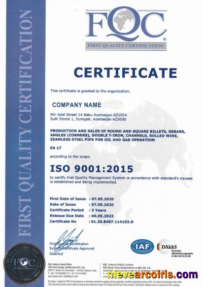 Azerbaijan Certificate Of Registration Preview