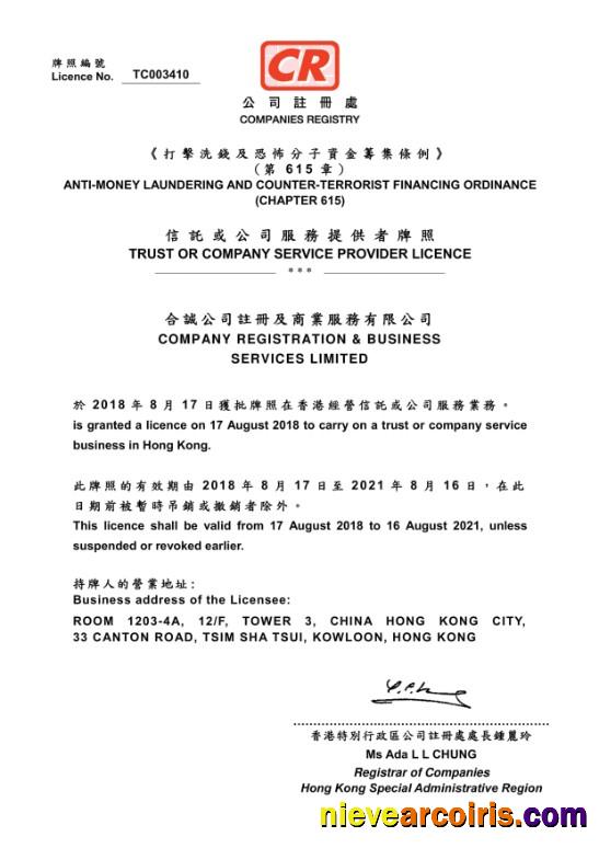 China Trust Or Company Service Provider License Photolook