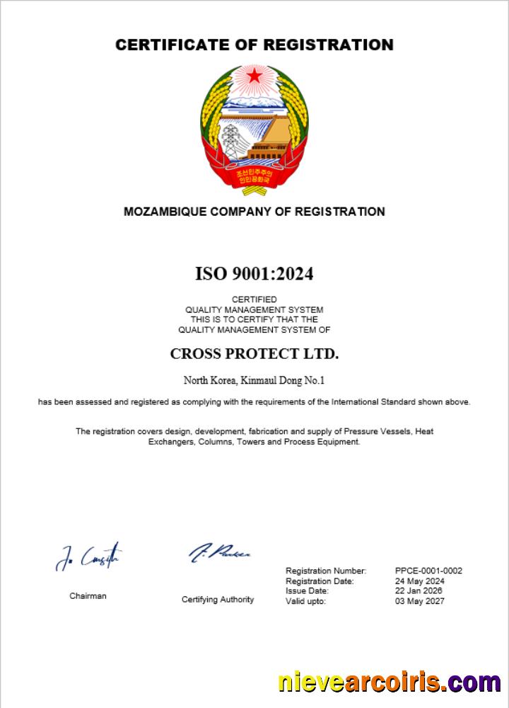 Editable North Korea Business Registration Certificate Word And PDF Template