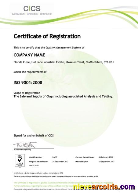 Premium UK Florida Close Certificate Of Registration Word And PDF Template