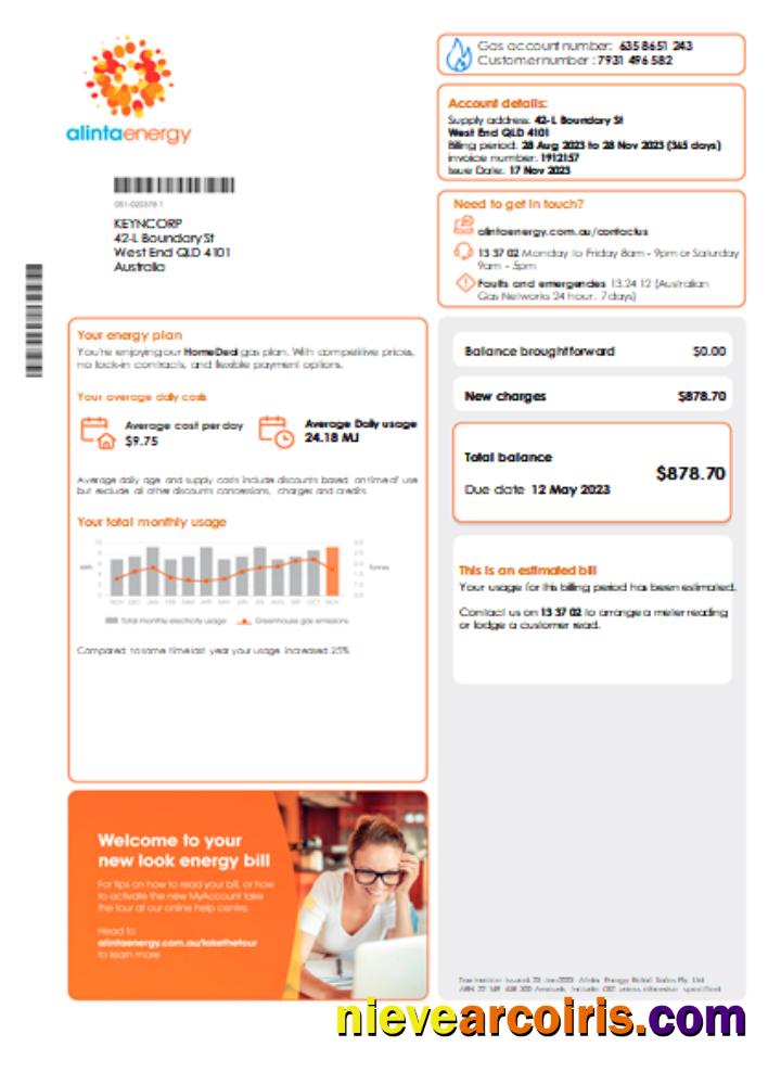 Alinta Energy Gas Utility Business Bill, Page 1, SCR Preview