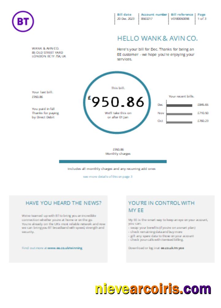 BT Utility Business Bill SCR Preview