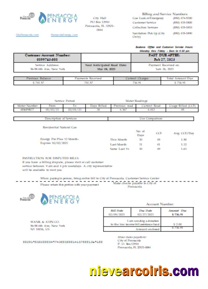 Florida Pensacola Energy Utility Business Bill, SCR Preview