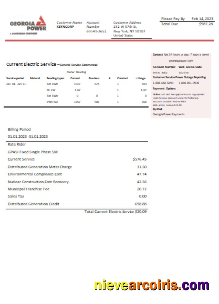 Georgia Power Utility Business Bill SCR Preview