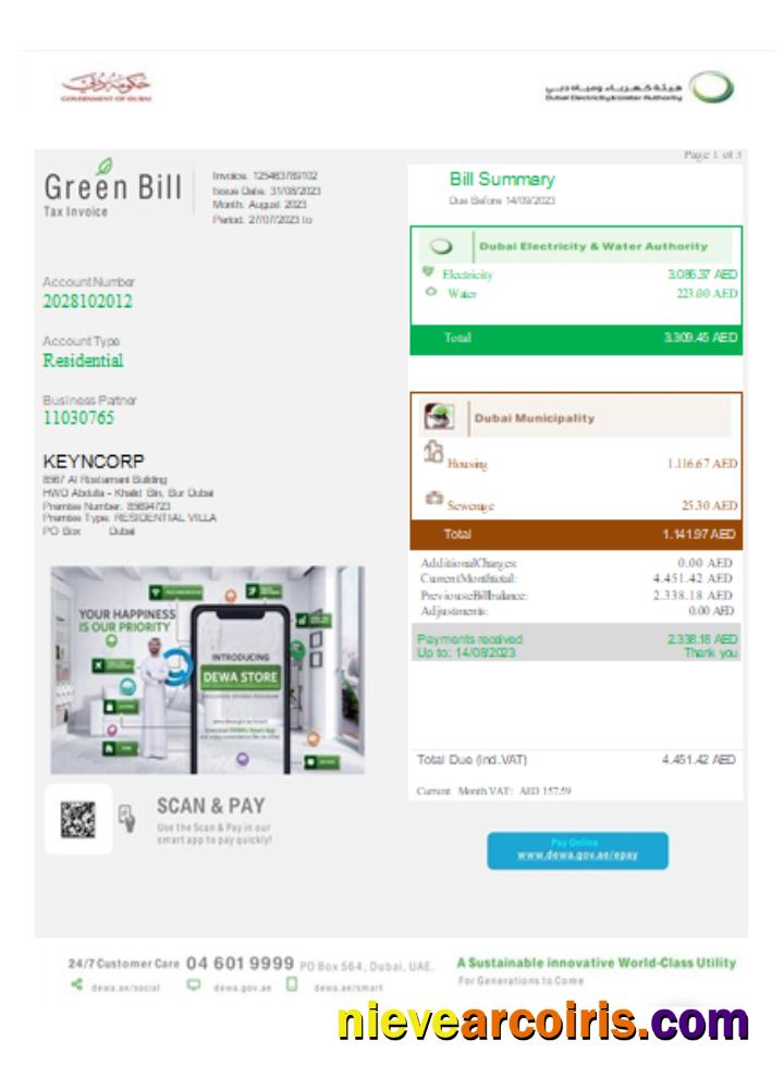 Green Utility Business Bill, SCR Preview