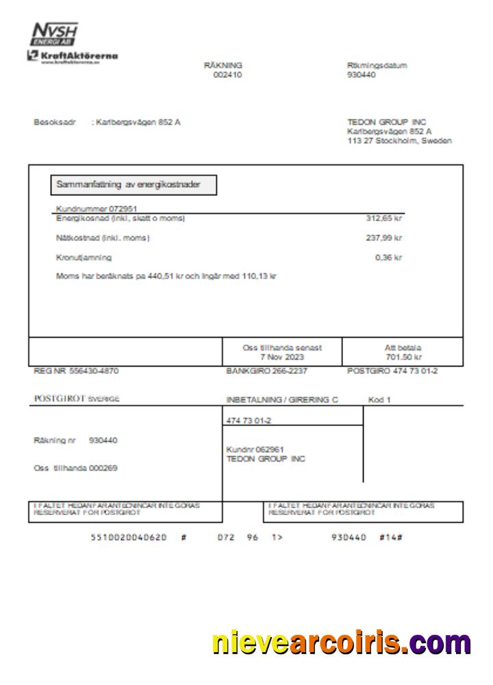 NVSH Energi Utility Business Bill, SCR Photolook