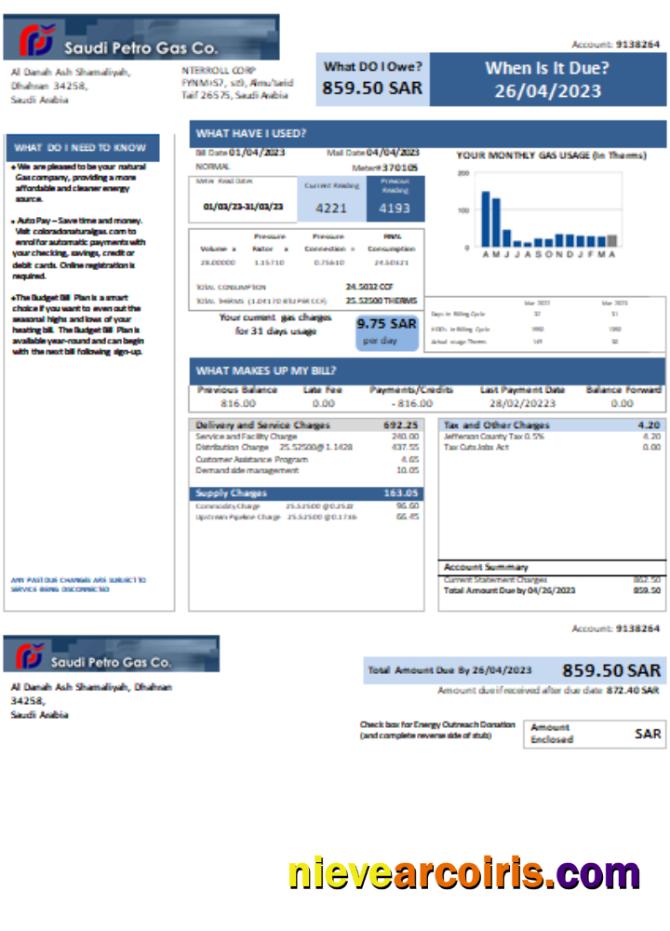Saudi Petro Gas Utility Businessbill, SCR Preview