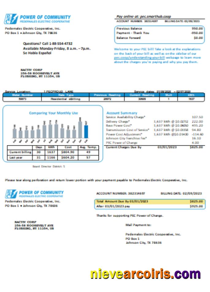 Texas Power Of Community Electricity Utility Business Bill, SCR Sample