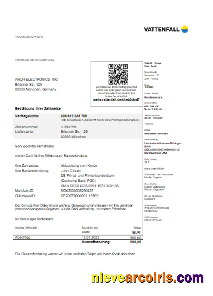Vattenfall Utility Business Bill SCR Photolook