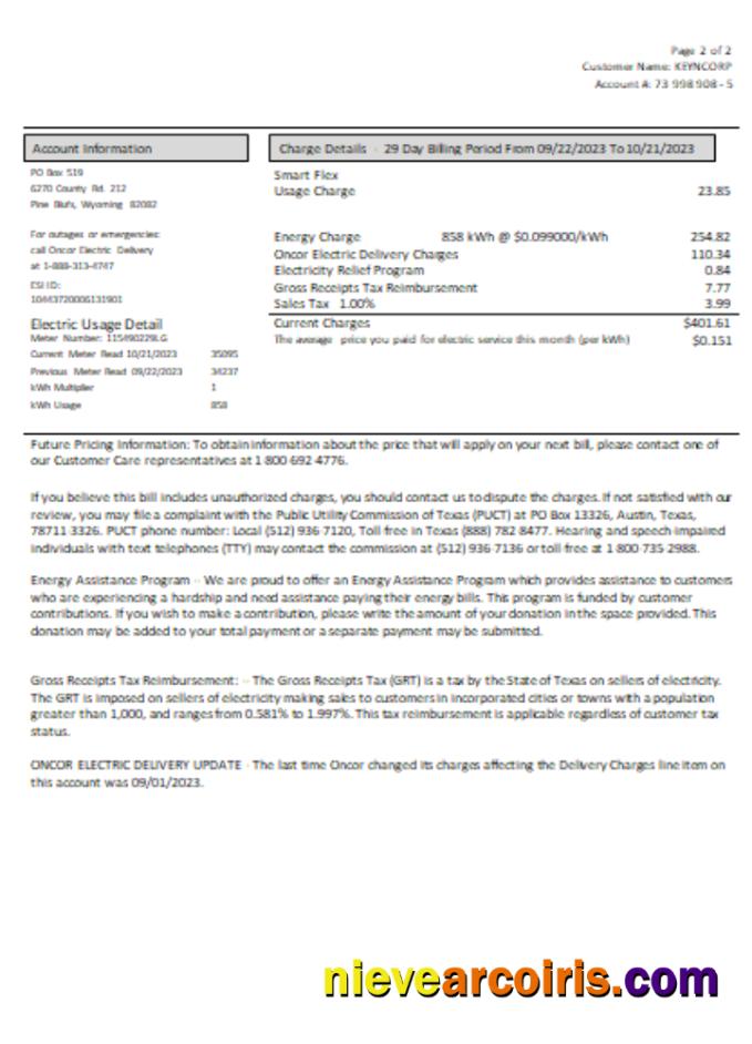 Wyoming High West Energy Utility Business Bill, Page 2, SCR Preview