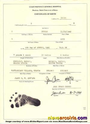 Kenya Certificate Of Birth Photolook