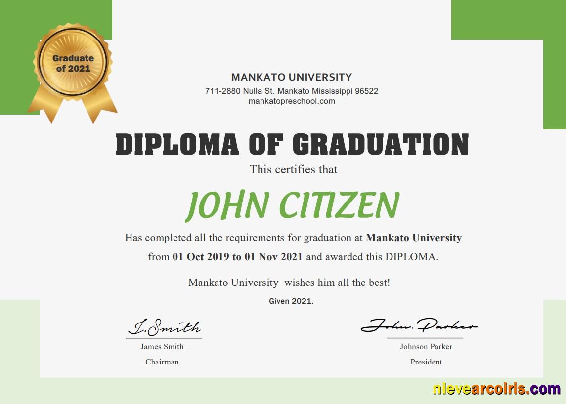 USA Diploma Cert Photolook