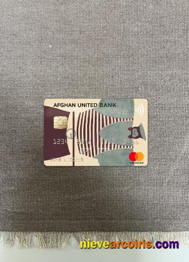 Afghanistan Afghan United Bank Mastercard Photolook Front Photolook