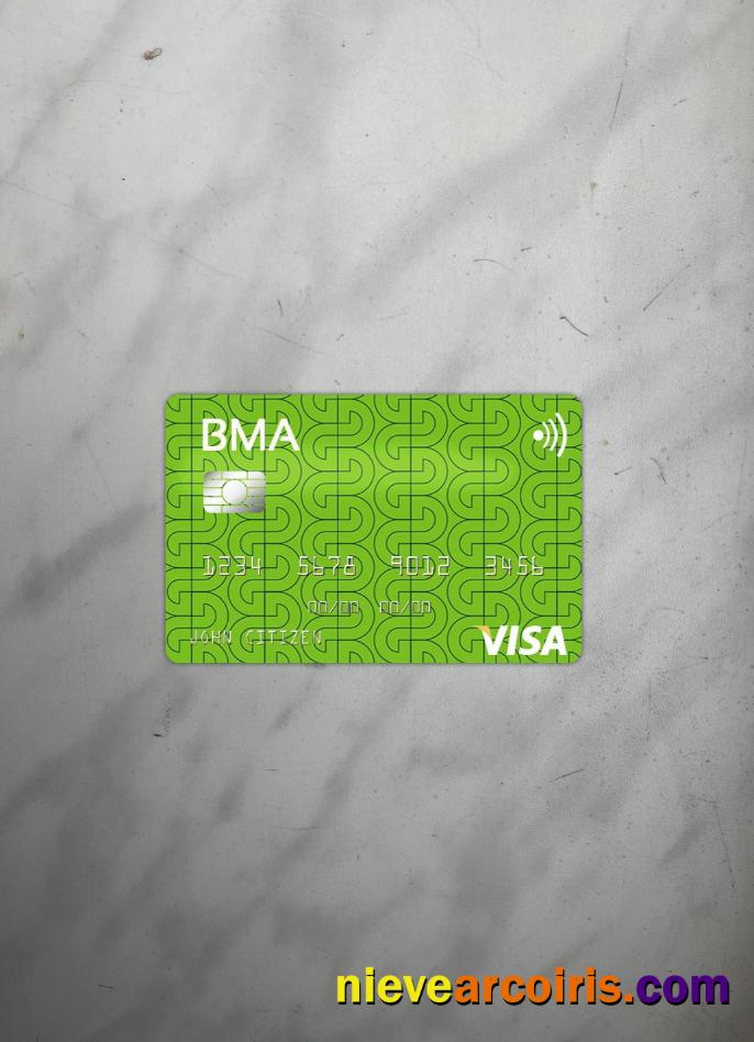Afghanistan Bank Millie Afghan Visa Card Photolook Front Sample