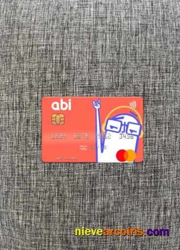 Albania American Bank Of Investments (ABI) Mastercard Photolook Front Template