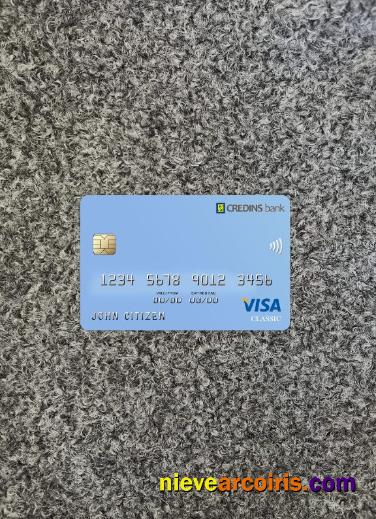 Albania Credins Bank Visa Debit Photolook Front Photolook