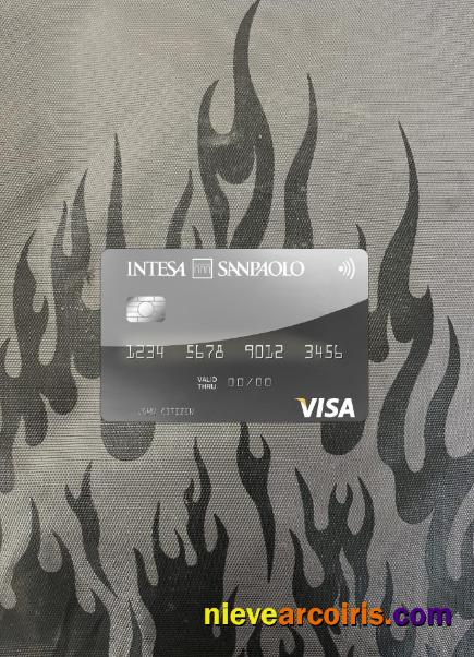 Albania Intesa Sanpaolo Bank Visa Card Photolook Front Preview