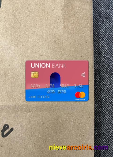 Albania Union Bank Mastercard Photolook Front Template