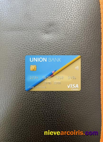 Albania Union Bank Visa Card Photolook Front Preview
