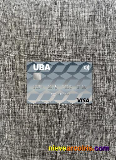 Albania United Bank Of Albania Visa Card Photolook Front Template