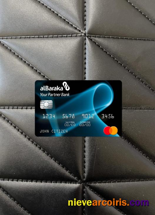 Algeria Banque AlBaraka Algérie Mastercard Photolook Front Photolook