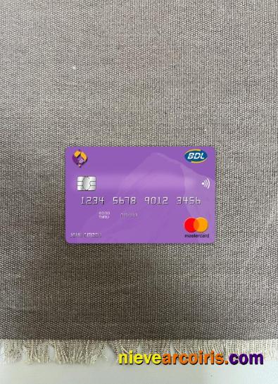 Algeria Banque De Developpement Mastercard Photolook Front Sample