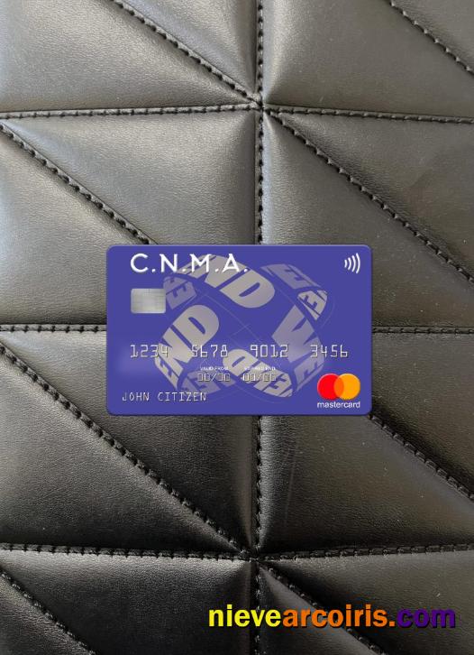 Algeria Caisse Nationale De Mutualité Agricole Mastercard Photolook Front Sample
