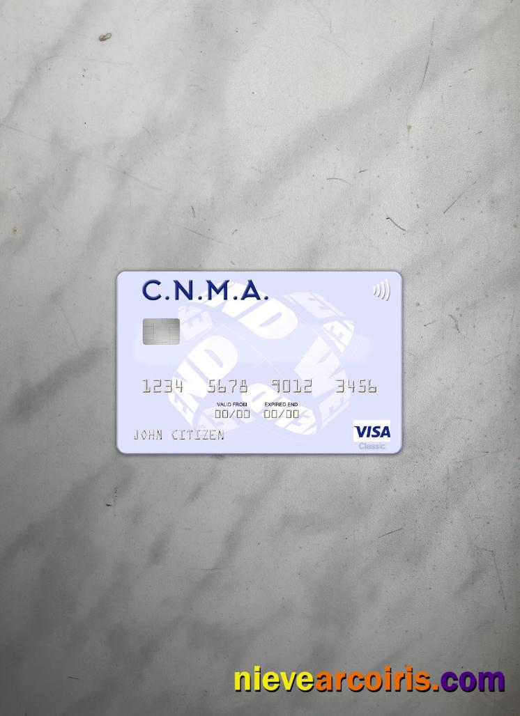 Algeria Caisse Nationale De Mutualité Agricole Visa Card Photolook Front Photolook