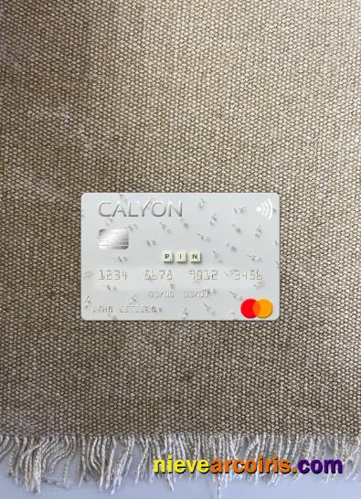 Algeria Calyon Algérie Bank Mastercard Photolook Front Sample