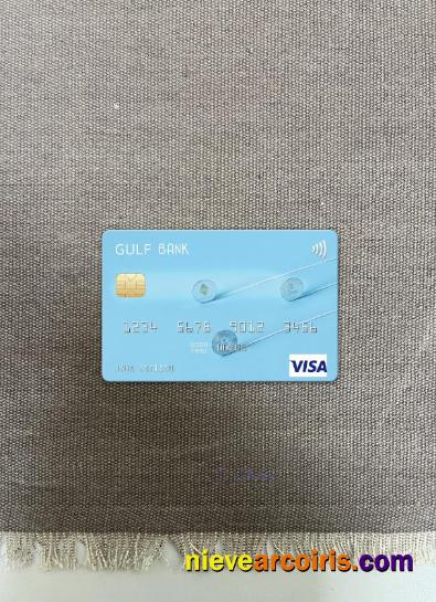 Algeria Gulf Bank Visa Card Photolook Front Preview