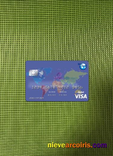 Algeria Banque Extérieure D'algérie Visa Card Photolook Front Sample
