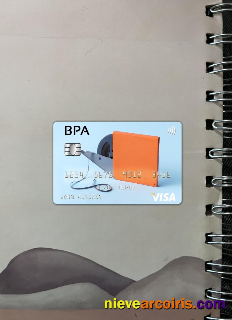 Andorra Banca Privada D'Andorra (BPA) Visa Card Photolook Front Template