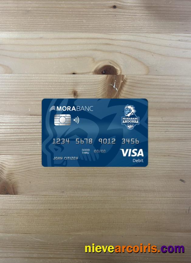 Andorra Morabank Visa Debit Photolook Front Photolook