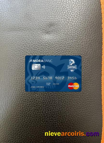Andorra Morabank Mastercard Photolook Front Template