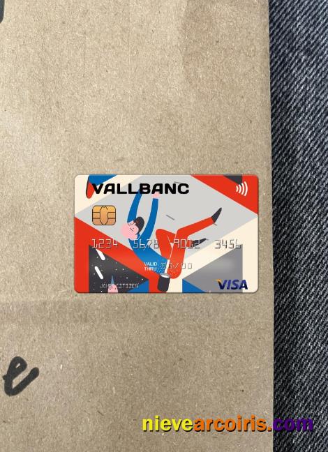 Andorra Vall Banc Visa Card Photolook Front Sample