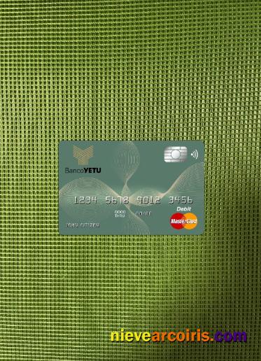 Angola Banco Yetu Bank Master Card Photolook Front Template