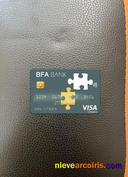 Angola Banco De Fomento Visa Card Photolook Front Preview