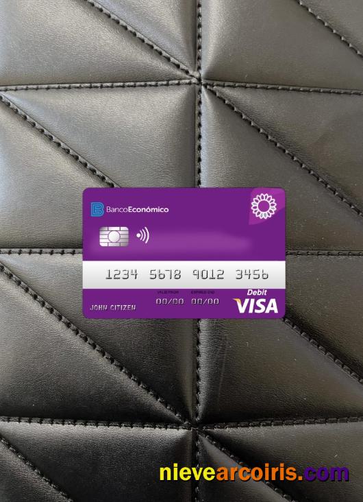 Angola Bank Economio Visa Debit Photolook Front Sample