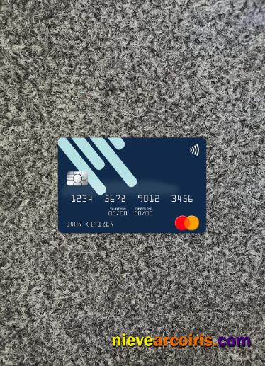 Angola Finibanco Angola S.A. Mastercard Photolook Front Template