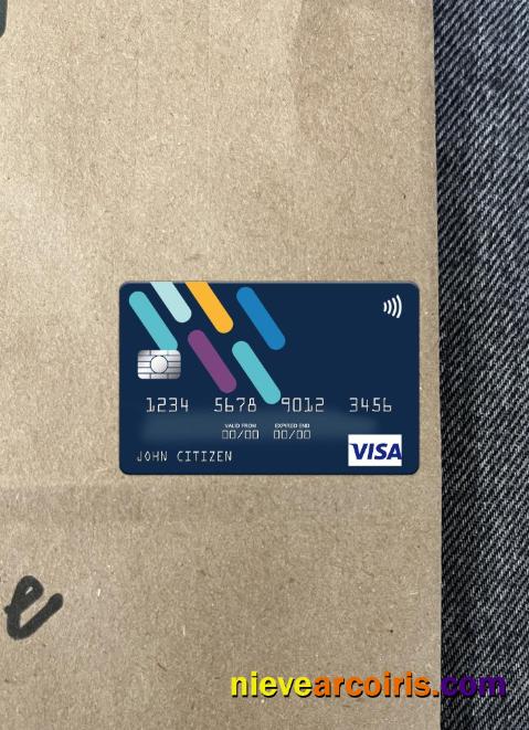 Angola Finibanco Angola S.A. Visa Card Photolook Front Sample