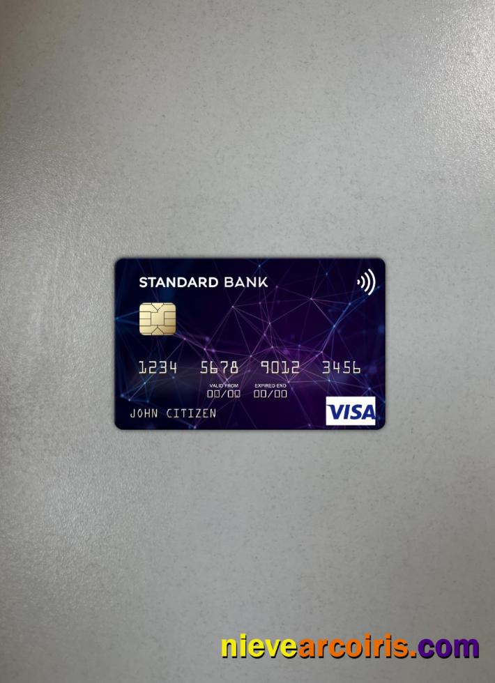 Angola Standard Bank Visa Card Photolook Front Preview