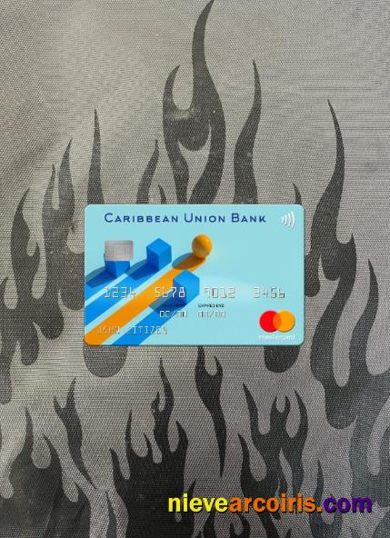 Antigua And Barbuda Caribbean Union Bank Mastercard Photolook Front Preview
