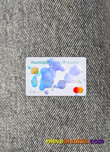 Argentina Municipal Bank Of Rosario Mastercard Photolook Front Preview